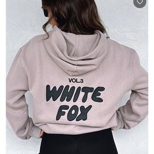White Fox Hoodie in Cinnamon